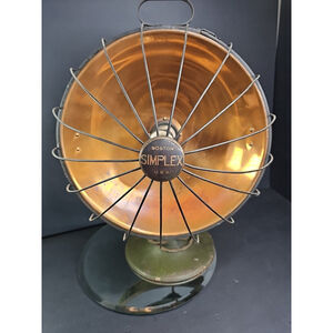 Vtg Simplex Sunbowl Electric Desk Heat Lamp Space Heater Made In USA Untested